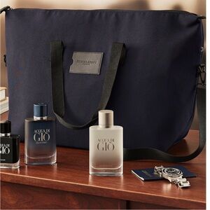 Giorgio Armani Midnight Blue Travel Bag NEW